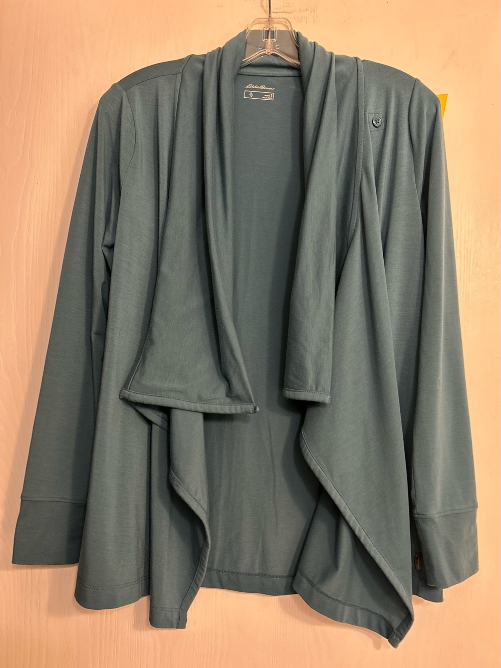 Eddie Bauer NWOT Cozy Casual Cottage-core Draped Relaxed Ladies Cardigan Sz S.